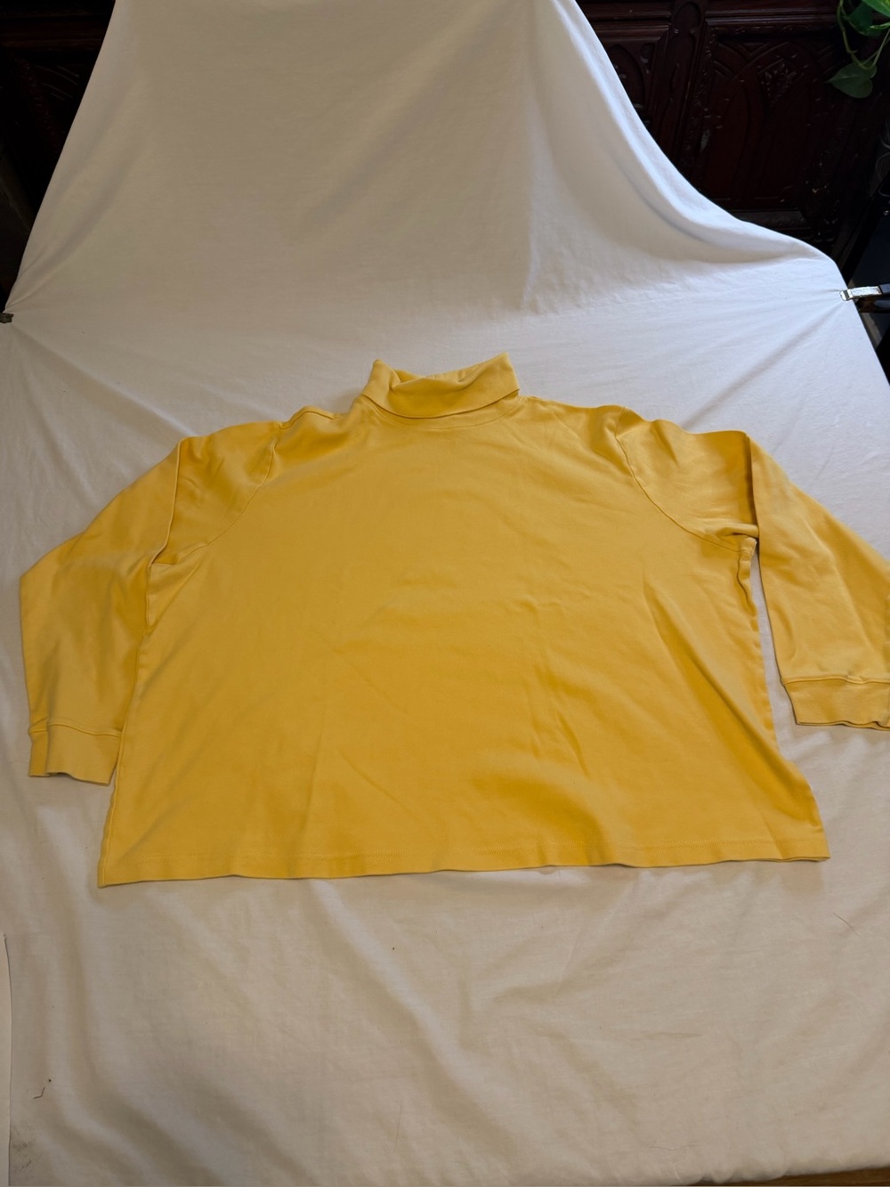Cherokee Plus Yellow Turtleneck Pullover Size 2X